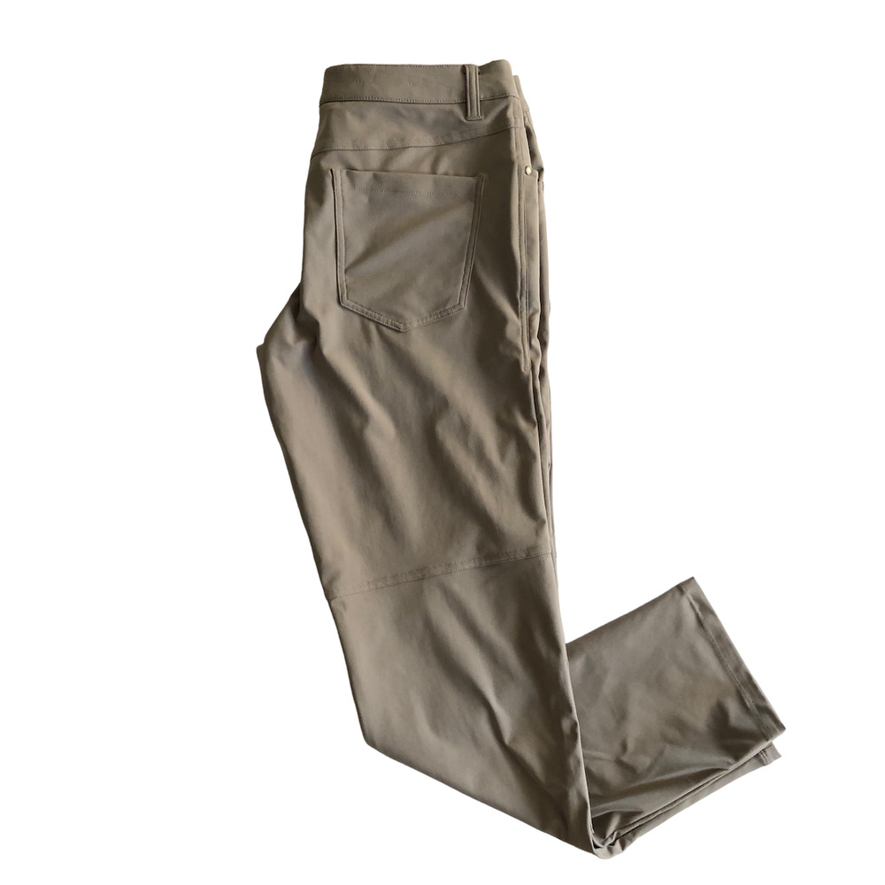 Lululemon ABC Classic Fit Pant Mens 31 Stretch Grey Sage